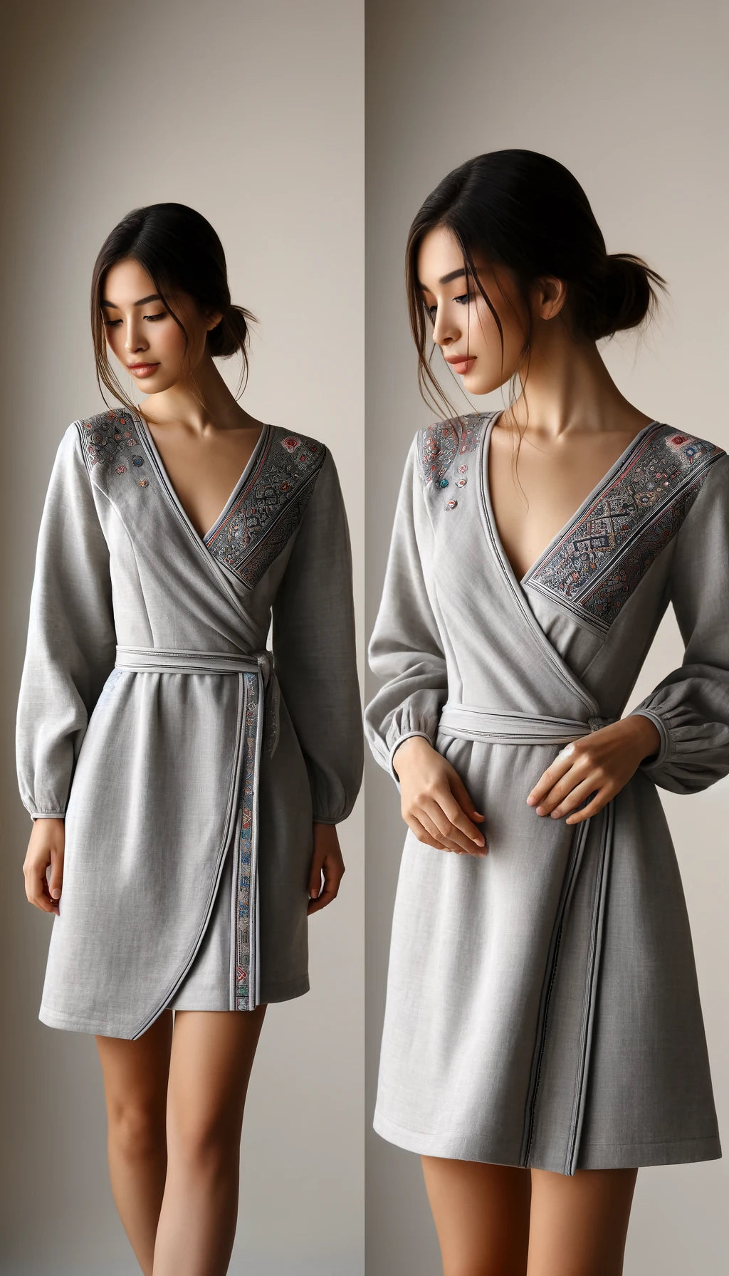 Hemp Wrap Dress